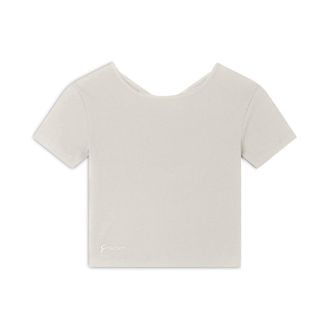 Freddy T-Shirt FREDDY T-shirt S25WMCT4, Damen, Gr. XL, weiss (coconut milk), Obermaterial: 97% Baumwolle CO. 3% Elasthan EL., Shirts T-Shirt