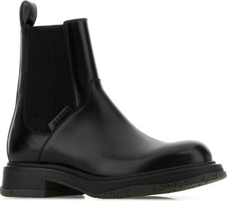 Gucci Mens Upper Boots Black Leather