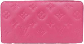 Louis Vuitton Pre-owned Long wallet (bi-fold) - Dames - Vintage Accessoires - Roze - ONE Size - Leer - Vintage