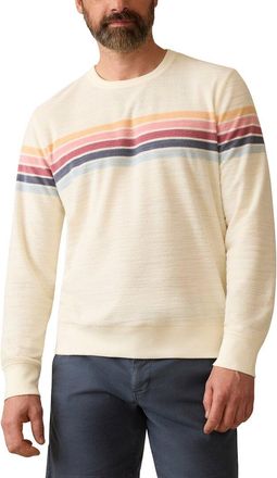 Faherty Cabana Towel Terry Crewneck T-Shirt