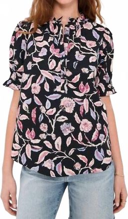 Apiece Apart Los Altos Top In Garden Floral Midnight