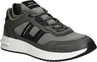 A|X Armani Exchange Sneakers met contrasterende details - Heren - Sneakers - Groen - 44 EU - Schoenen
