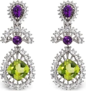 Dolce & Gabbana Orecchini Eleganza con pietre - Argento