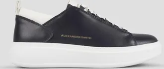 Alexander Smith Wembley Uomo in pelle blu e dettagli bianchi