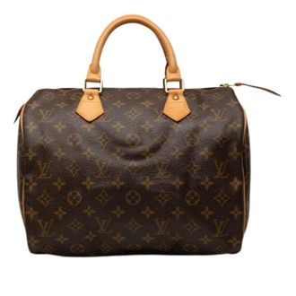 Louis Vuitton Pre-owned Speedy 30 - Dames - Pre-owned - Bruin - Maat: ONE Size Leer