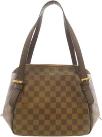 Louis Vuitton Pre-owned Vintage Canvas Schoudertas - Dames - Vintage Schoudertas - Bruin - ONE Size - Vintage
