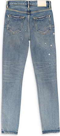 Purple VINTAGE LASER ABRASIONS Indigo SKINNY JEANS