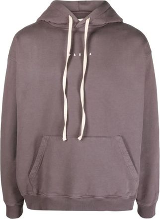 Paura Santi Hoodie Basic - Heren - Hoodies - Paars - M - Katoen - Hoodies & sweatvesten
