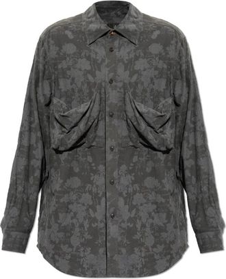Vivienne Westwood Achilles Shirt - Heren - Casual Overhemden - Grijs - M - Katoen - Overhemden