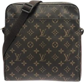 Louis Vuitton Pre-owned Monogram Canvas Shoulder Bag - unisex - Vintage Schoudertas - Bruin - ONE Size - Vintage