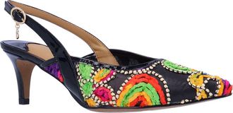 J. Reneé Klaudia Slingback Pointed Toe Pump in Bright Multi at Nordstrom, Size 10.5