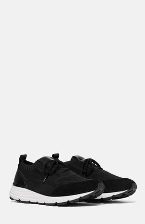 Scarosso Robbie Sneakers in Black - Knit at Nordstrom, Size 42.5