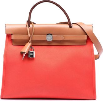 Herm&egrave;s Pre-owned Hermes Toile Herbag Zip 31 Ladies 9JDK7V3X7GAQAKW1