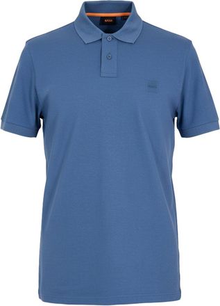 HUGO BOSS Mens Passenger Short Sleeve Polo Shirt in Open Blue - Size Small