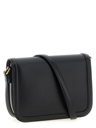 Valentino Garavani Womens Black Calfskin Crossbody Bag