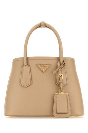 Prada Beige Double Saffiano satchel bag