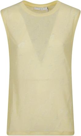 Iro Gloriana T-shirt - Dames - Tops zonder mouwen - Beige - S - Tops
