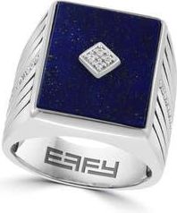 Effy Diamond Pav&eacute; & Lapis Lazuli Ring in Blue at Nordstrom Rack, Size 10