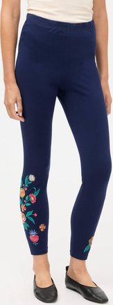Johnny Was Ziviana Legging In Blue Night