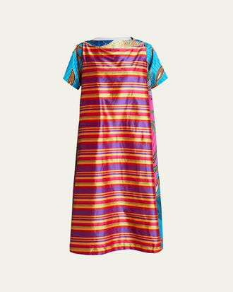 Rianna + Nina Ooak Jacquard Evening Kaftan Dress