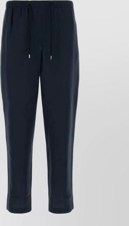 Cellar Door alfred linen trousers cuffed hem design