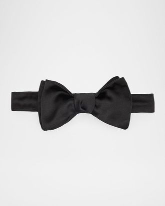 Kiton Men & apos;s Solid Silk Bow Tie