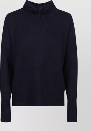 Lisa Yang cashmere fine-knit ribbed turtleneck jumper