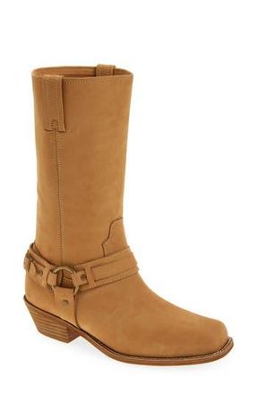 Jeffrey Campbell Waylon Western Boot in Natural Nubuck at Nordstrom Rack, Size 6.5
