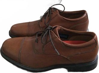 Rockport Mens Essential Detail Cap Toe Oxford Shoes In Tan