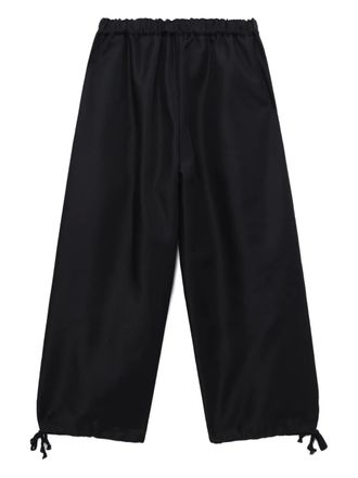 Comme Des Garçons Pantaloni con coulisse - Nero