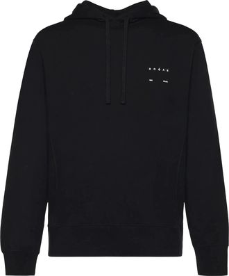 Hogan Minimalist Black Hoodie Sweatshirt