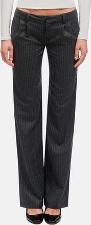 OW Collection LANI Suit Pants in Grey Pinstripe at Nordstrom, Size X-Small
