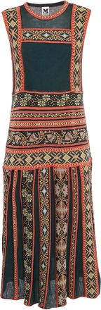 Missoni floral knit sleeveless dress - Green