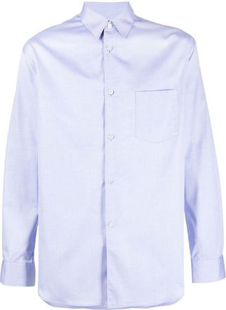 Comme Des Gar&ccedil;ons Shape 2 oxford shirt - men - Cotton - L - Blue
