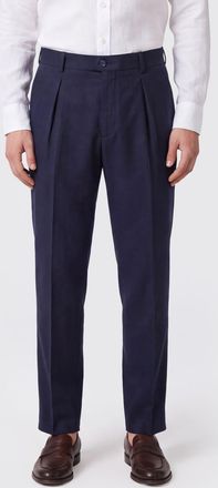 BRIGLIA 1949 Pantaloni chino in misto lana e cashmere con pince