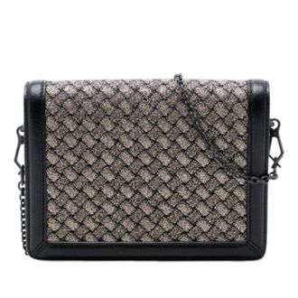 Bottega Veneta Pre-owned Crossbody Bag - Dames - Pre-owned - Zwart - Maat: ONE Size Leer