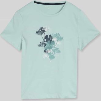 Tom Tailor Regular Fit T-Shirt aus reiner Baumwolle in Mint, Gr&ouml;&szlig;e XXXL