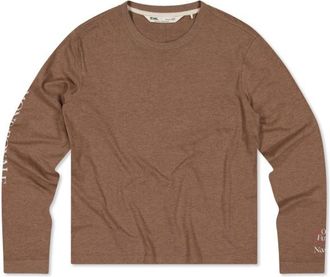 Mons Royale Yonder Merino Organic Cotton L/S Longsleeve f&uuml;r Damen | braun
