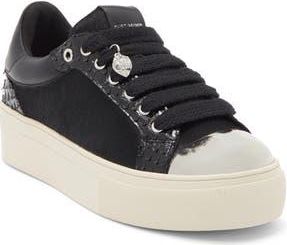 Kurt Geiger Lana Genuine Calf Hair Sneaker in Black at Nordstrom Rack, Size 8.5