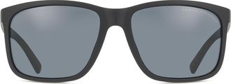 A|X Armani Exchange AX4041SF Asian Fit 815787 Mens Sunglasses Blue Size 58