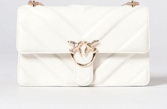 Pinko Borsa Medium Love Bag One Pinko in nappa chevron con tripla catena