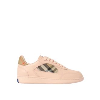 Burberry Sneakers, female, Beige, 4 1/2 UK, Leather Low Top Trainers