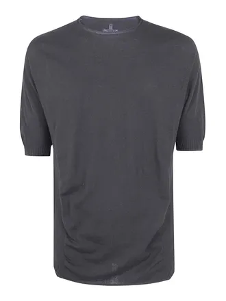 MD75 Light Cotton Boxi Short Sleeves Sweater