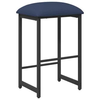 vidaXL Taburete De Bar Azul 40 X 32 X 64 Cm Madera De Ingenier&iacute;a Vidaxl