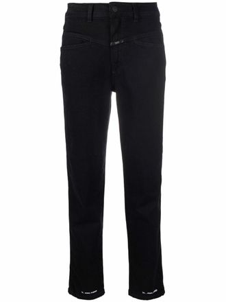 Closed Pusher Power skinny-cut jeans - women - Organic Cotton/Polyester/Elastane - 42 - Black
