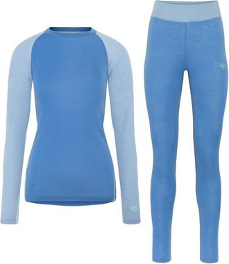 Kari Traa Kaia Set Merinounterw&auml;sche f&uuml;r Damen | blau