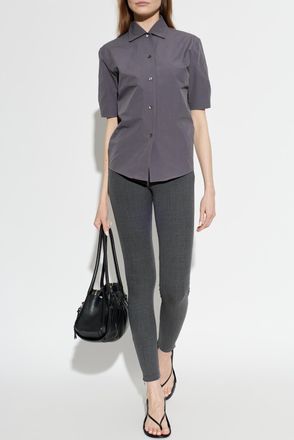 Jil Sander Short-sleeve Shirt, Womens, Grey