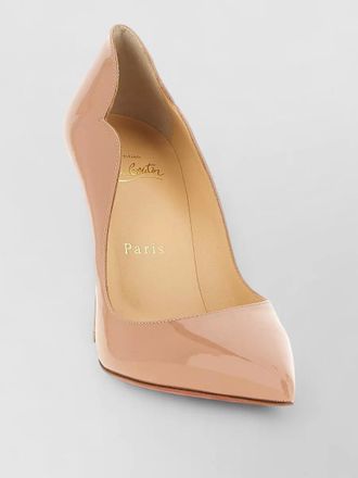 Christian Louboutin pointed toe patent pumps signature sole