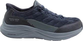Skechers Bekermos - Heren - Hardloopschoenen - Blauw - 44 EU - Fitness