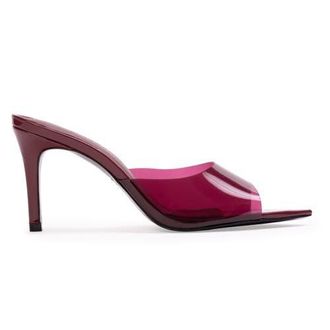 Black Suede Studio BELLE SANDAL in Ruby Patent Leather at Nordstrom, Size 37.5